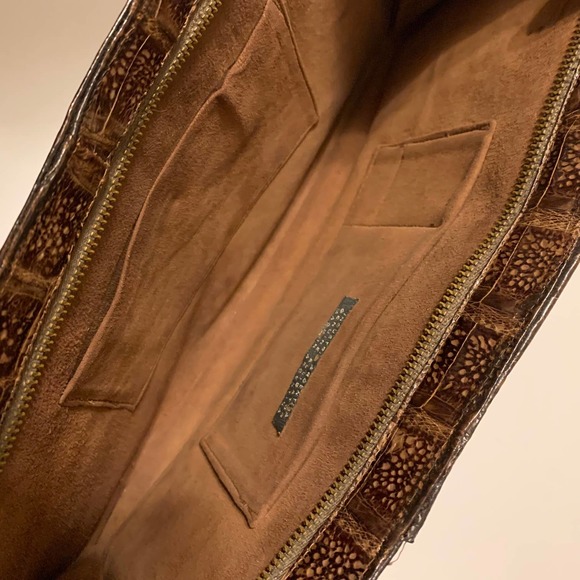 Industry Argentina Vintage Genuine Alligator Leather Clutch - Picture 3 of 12